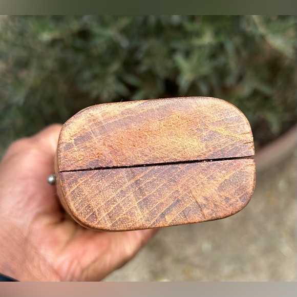 VTG Hand Carved Oware Board Game 🇧🇯 Sz 15.5”x1.5” - Picture 7 of 7